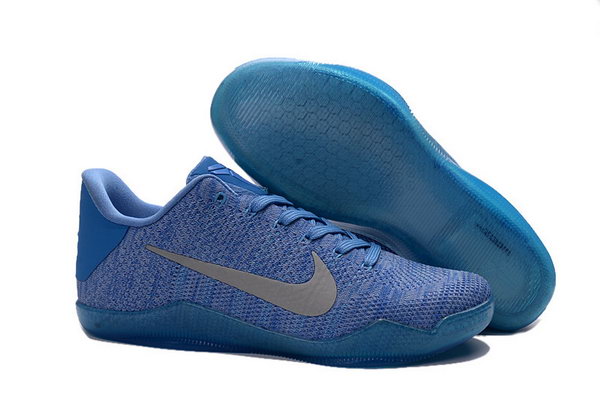 Nike Flyknit Kobe 11 Shoes Grey Blue Poland